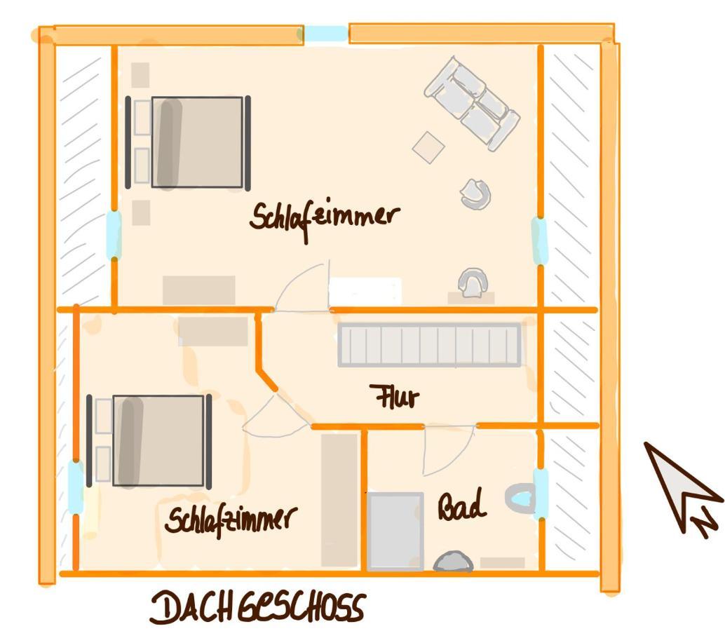 Apartamento Forsthaus Zartwitzer Hütte Rechlin Exterior foto
